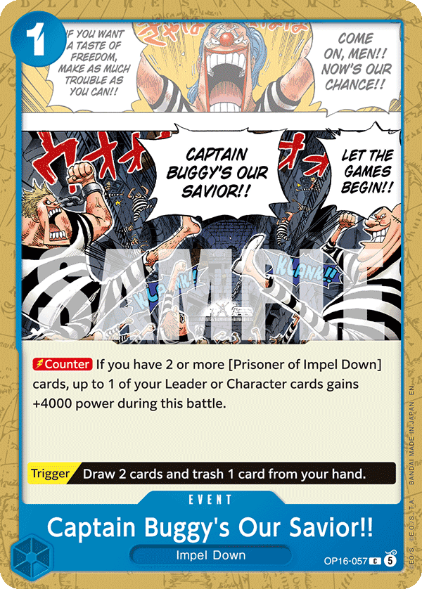 Captain Buggy's Our Savior!!