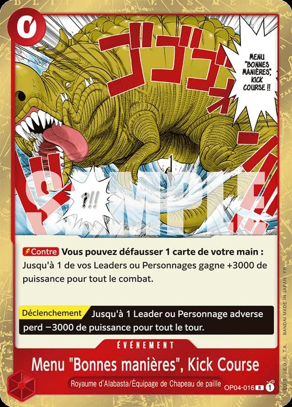 Bad Manners Kick Course