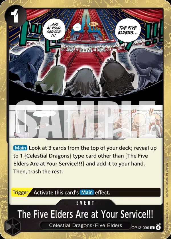 The Five Elders Are at Your Service!!!