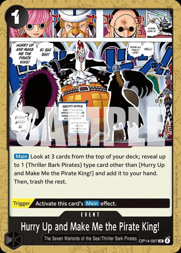 Hurry Up and Make Me the Pirate King!