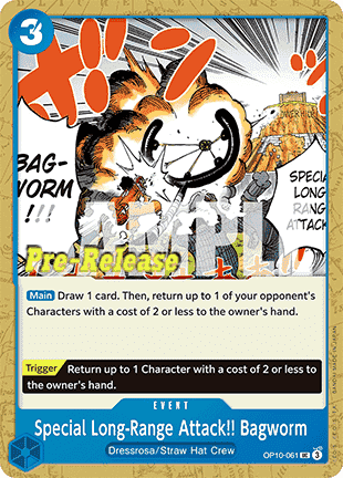 Special Long-Range Attack!! Bagworm