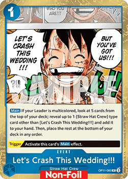 Let's Crash This Wedding!!!