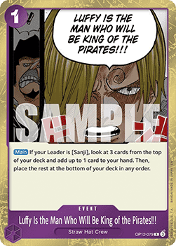 Luffy Is the Man Who Will Be King of the Pirates!!!