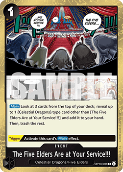 The Five Elders Are at Your Service!!!