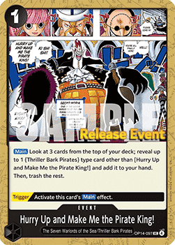 Hurry Up and Make Me the Pirate King!