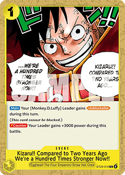 Kizaru!! Compared to Two Years Ago We're a Hundred Times Stronger Now!!